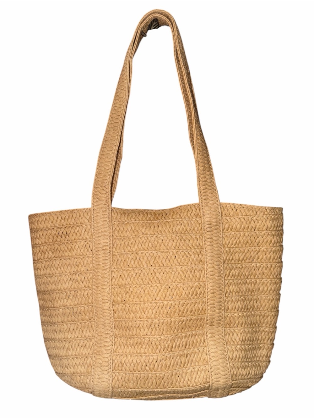 Draper James Tote Shoulder Bag Woven Rafia Summer Travel Vacation